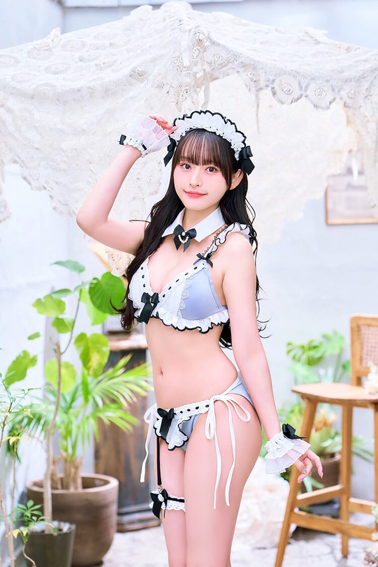 一部予約】モードテーラードビキニメイド《レディース水着9点セット