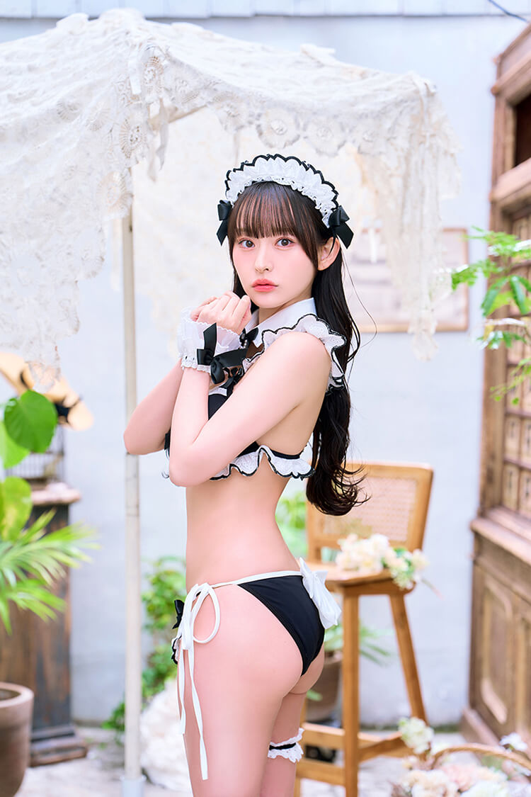 【予約-7月下旬頃より順次発送予定】モードテーラードビキニメイド《レディース水着9点セット》【Malymoon/マリームーン】【SW26001】