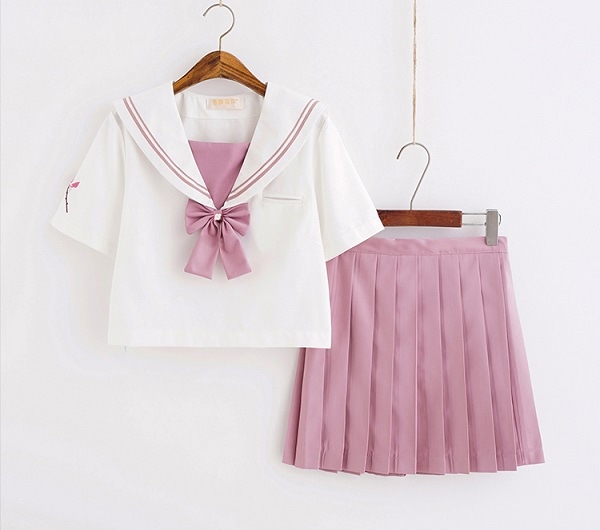 【長袖Lサイズのみ即納】JK制服/半袖・長袖セーラー服女子高生《ハロウィンコスプレ4点セット》【Malymoon/マリームーン】【odr8157】