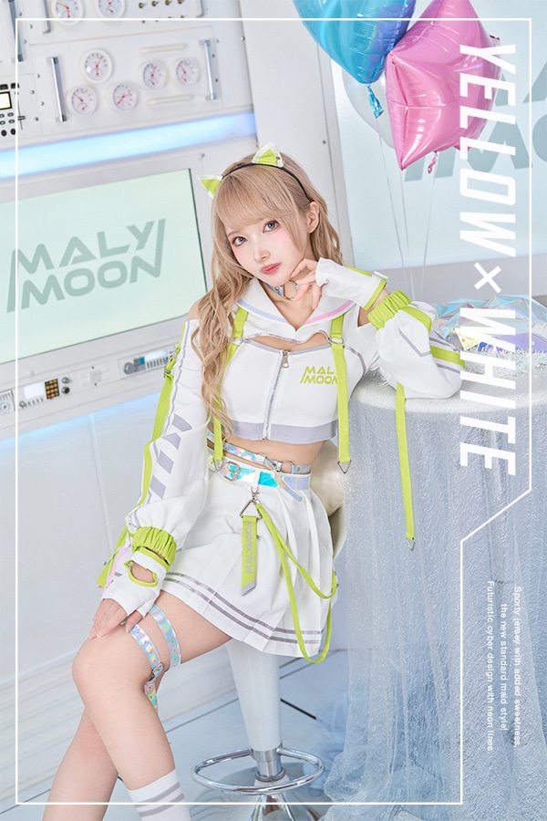 【即日発送】サイバーモードセーラーキャットセットアップ《ハロウィンコスプレ9点セット》【Malymoon/マリームーン】【9932】