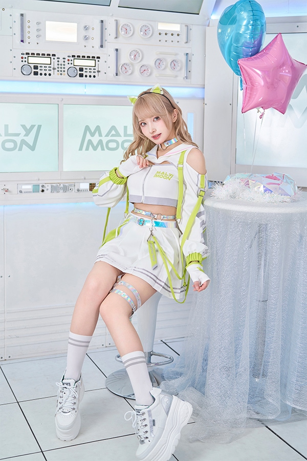 【即日発送】サイバーモードセーラーキャットセットアップ《ハロウィンコスプレ9点セット》【Malymoon/マリームーン】【9932】