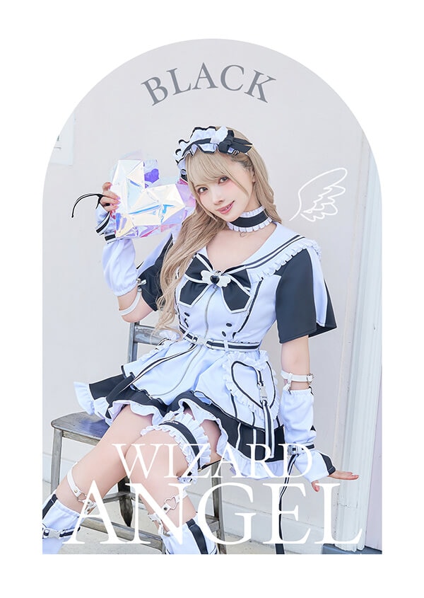【即日発送】..天使界隈..魔法少女ドリーミーセーラー《ハロウィンコスプレ12点セット》【Malymoon/マリームーン】【9917-2】