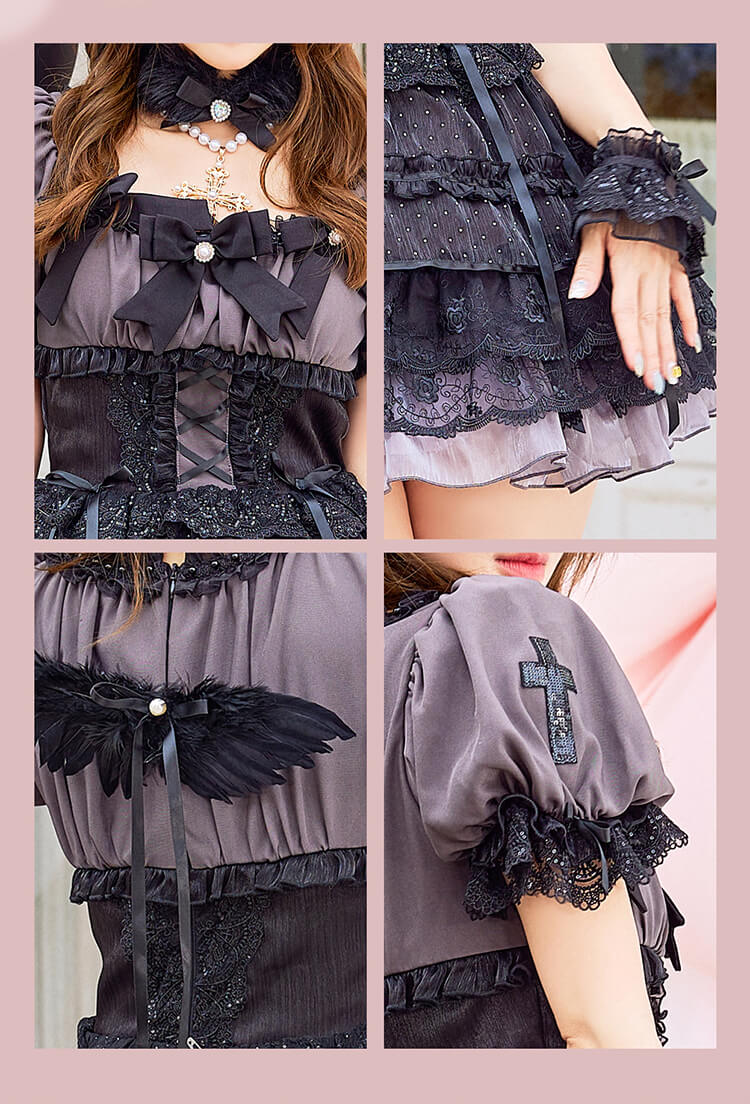 【即日発送】【沖縄コレクション着用】シャルロットレースセラフィムキャット《オリジナルコスプレ10点セット》【Malymoon/マリームーン】【CS-25-10370】【CS-25-10371】