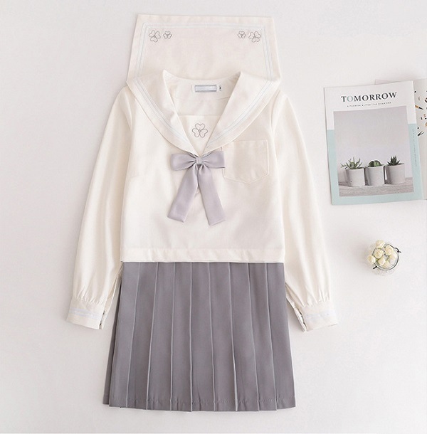 maly moon JK制服/長袖女子高生コスプレ《コスプレ4点セット 2着分  