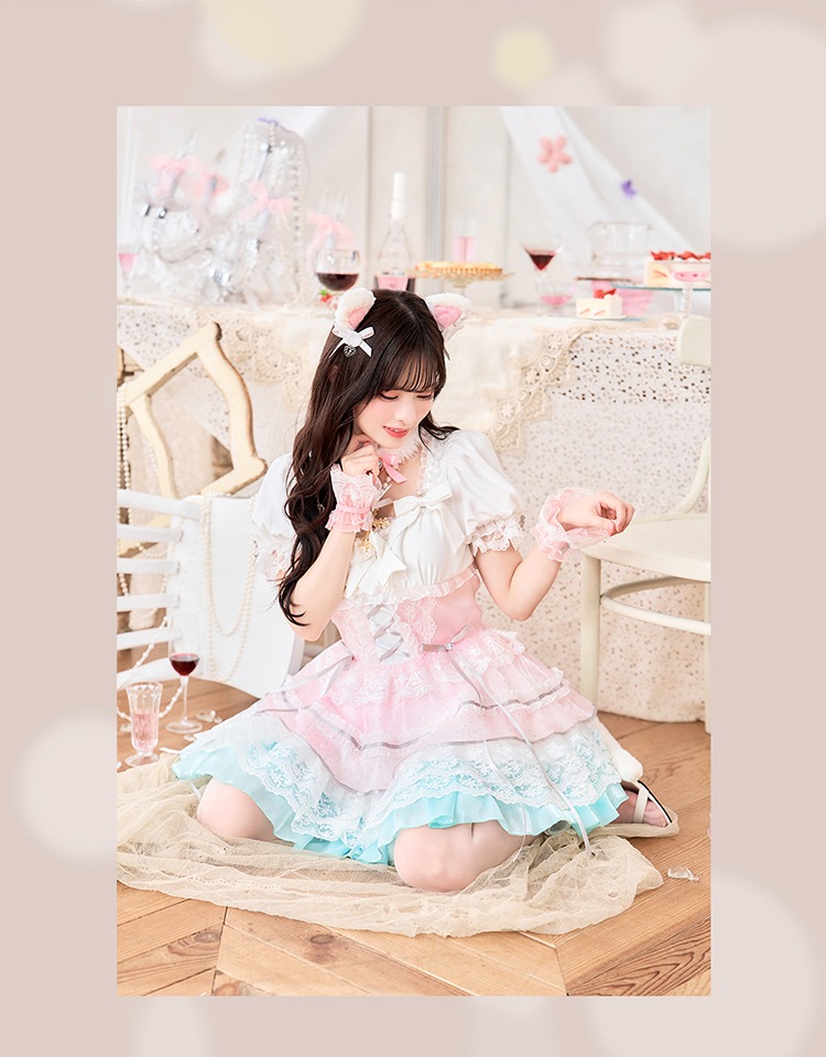 【即日発送】【沖縄コレクション着用】【藤咲凪着用】シャルロットレースセラフィムキャット《オリジナルコスプレ10点セット》【Malymoon/マリームーン】【CS-25-10370-2】【CS-25-10371-2】