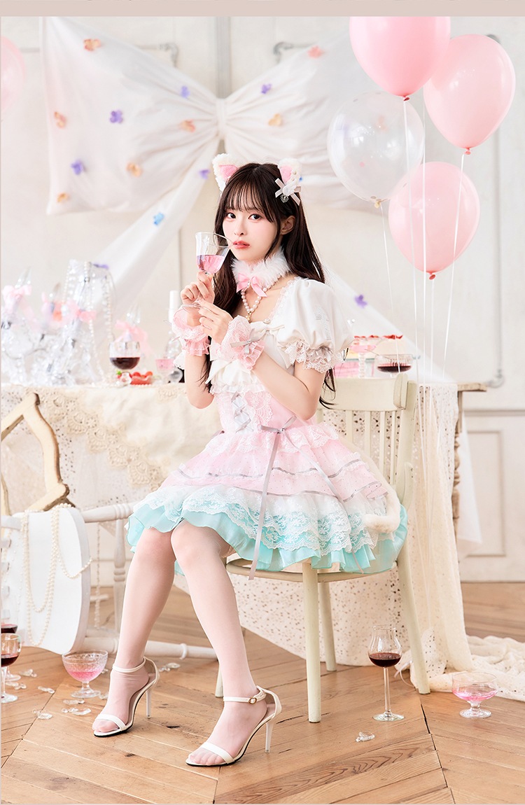 【即日発送】【沖縄コレクション着用】【藤咲凪着用】シャルロットレースセラフィムキャット《オリジナルコスプレ10点セット》【Malymoon/マリームーン】【CS-25-10370-2】【CS-25-10371-2】