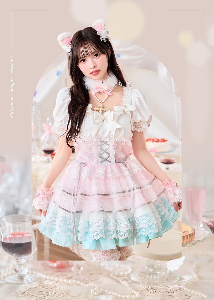 【即日発送】【沖縄コレクション着用】【藤咲凪着用】シャルロットレースセラフィムキャット《オリジナルコスプレ10点セット》【Malymoon/マリームーン】【CS-25-10370-2】【CS-25-10371-2】