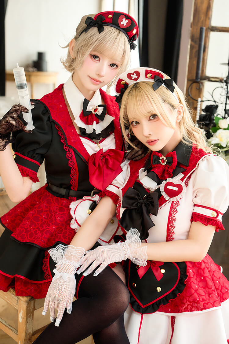 即日発送】ラブポイズンテーラーナース《ハロウィンコスプレ13点セット