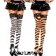 【ネコポス送料無料】2Color ボーダーストライプデザイン ストッキング 【4740】【WT】|ストッキング(stockings)|コスプレ小物