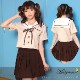 【odr】JK制服/長袖セーラー服女子高生（ブラウン）《ハロウィンコスプレ3点セット》【Malymoon/マリームーン】【odr9305n】|女子高生・制服(school-uniform)|全てのコス