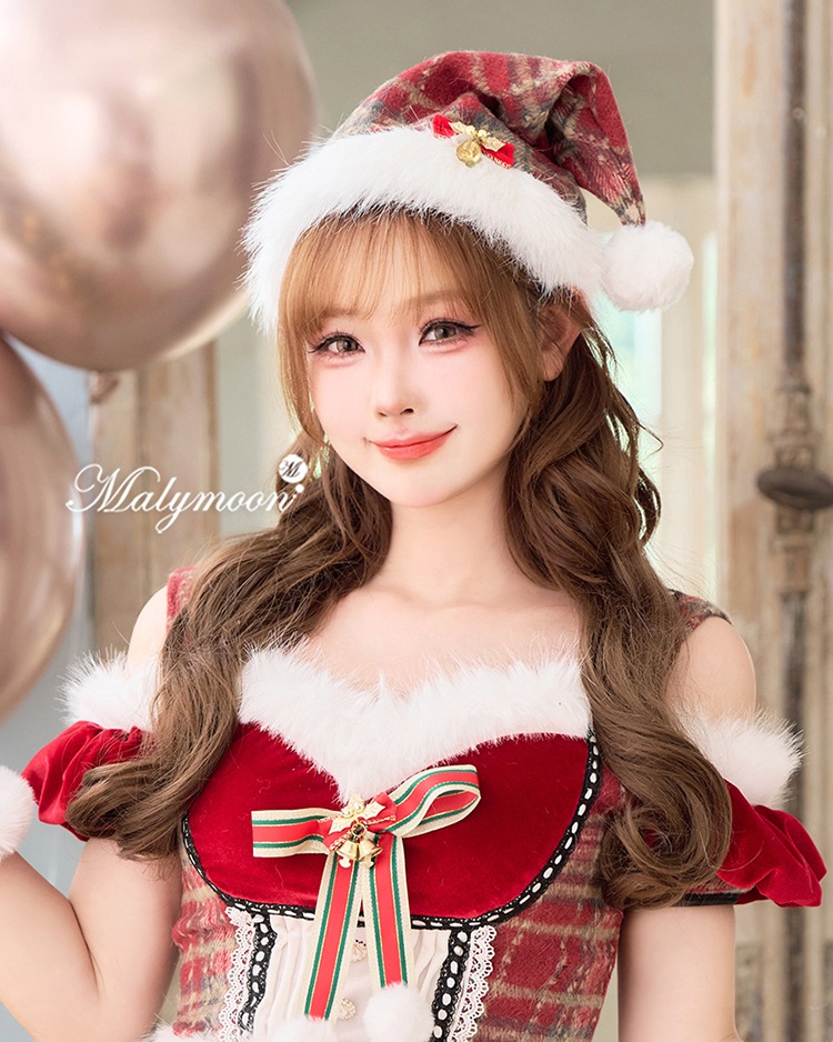 エトワールクラシックベルサンタ コスプレ マリームーン クリスマス 即日発送】エレガントショールサンタ《クリスマスコスプレ7点セット