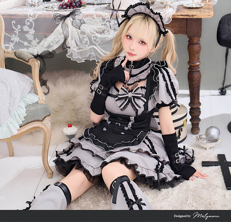 予約-9月中旬頃より順次発送予定】フリルジャージドールメイド