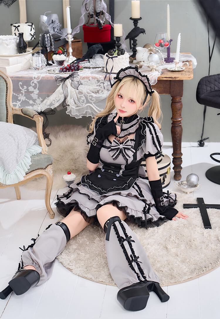 予約-9月中旬頃より順次発送予定】フリルジャージドールメイド
