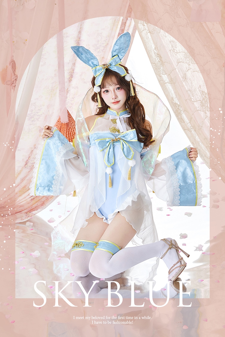 マリームーン Malymoon 織姫バニー コスプレ 即日発送】シャーベットカラー織姫バニー《オリジナルコスプレ9