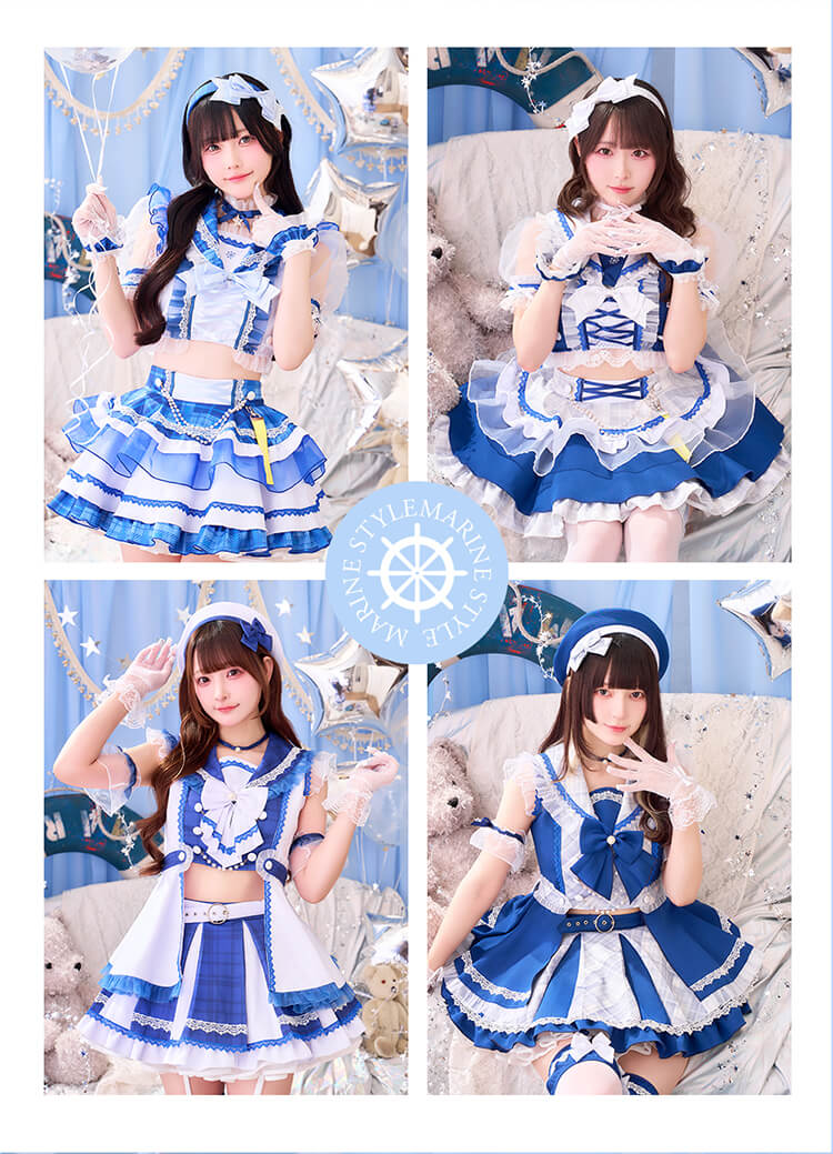 【予約】【きゅるりんってしてみて着用】マリンコレクション 《オリジナルコスプレ13-14点セット》【Malymoon/マリームーン】【CS26003】【CS26004】