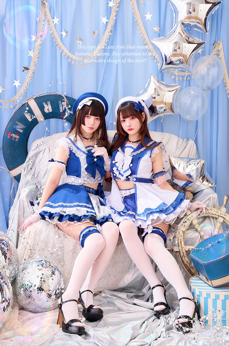 【予約】【きゅるりんってしてみて着用】マリンコレクション 《オリジナルコスプレ13-14点セット》【Malymoon/マリームーン】【CS26003】【CS26004】