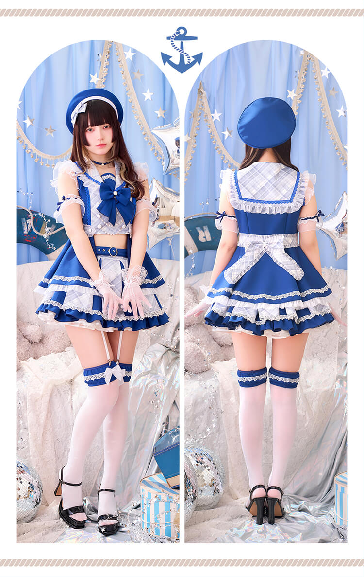 【予約】【きゅるりんってしてみて着用】マリンコレクション 《オリジナルコスプレ13-14点セット》【Malymoon/マリームーン】【CS26003】【CS26004】