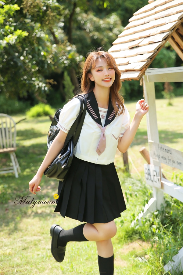 【odr】JK制服/セーラー服女子高生コスプレ《ハロウィンコスプレ3点セット》【Malymoon/マリームーン】【odr8815】