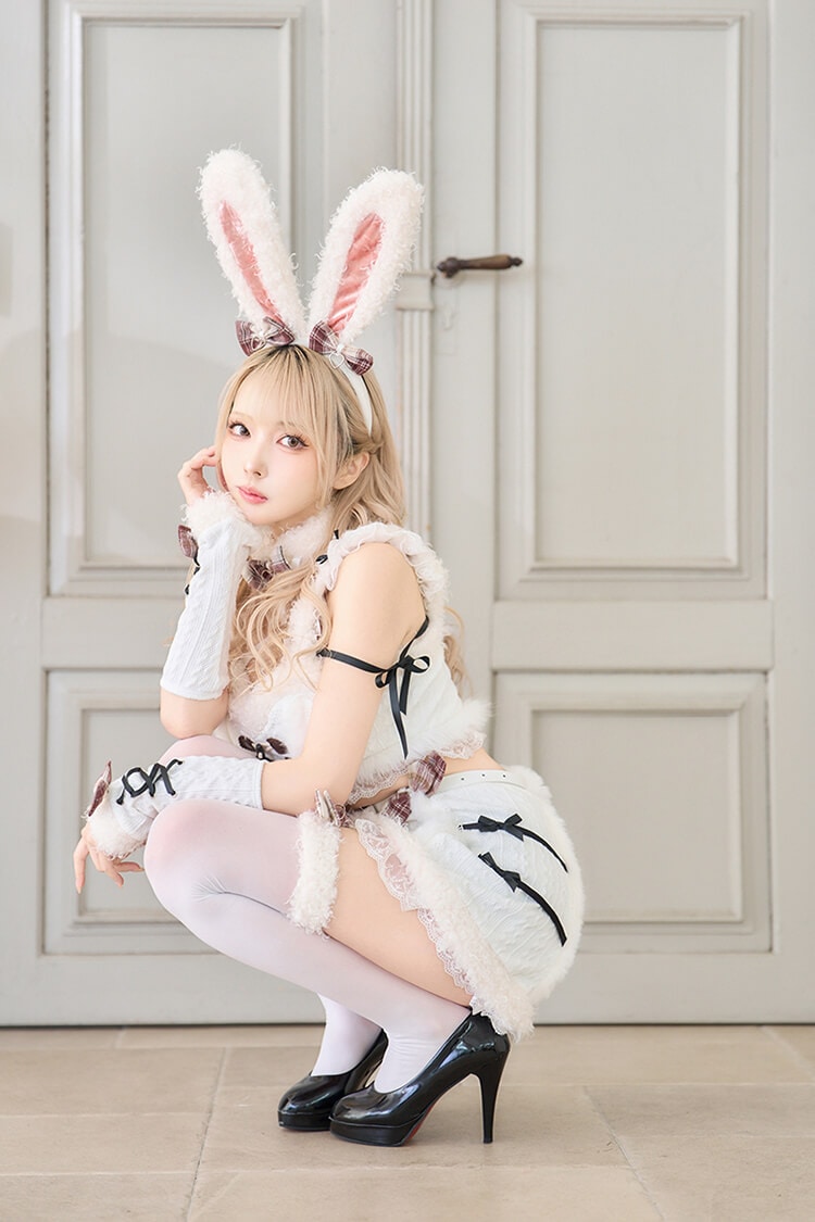 即日発送】メルトニットバニーファーセットアップ《オリジナルコスプレ