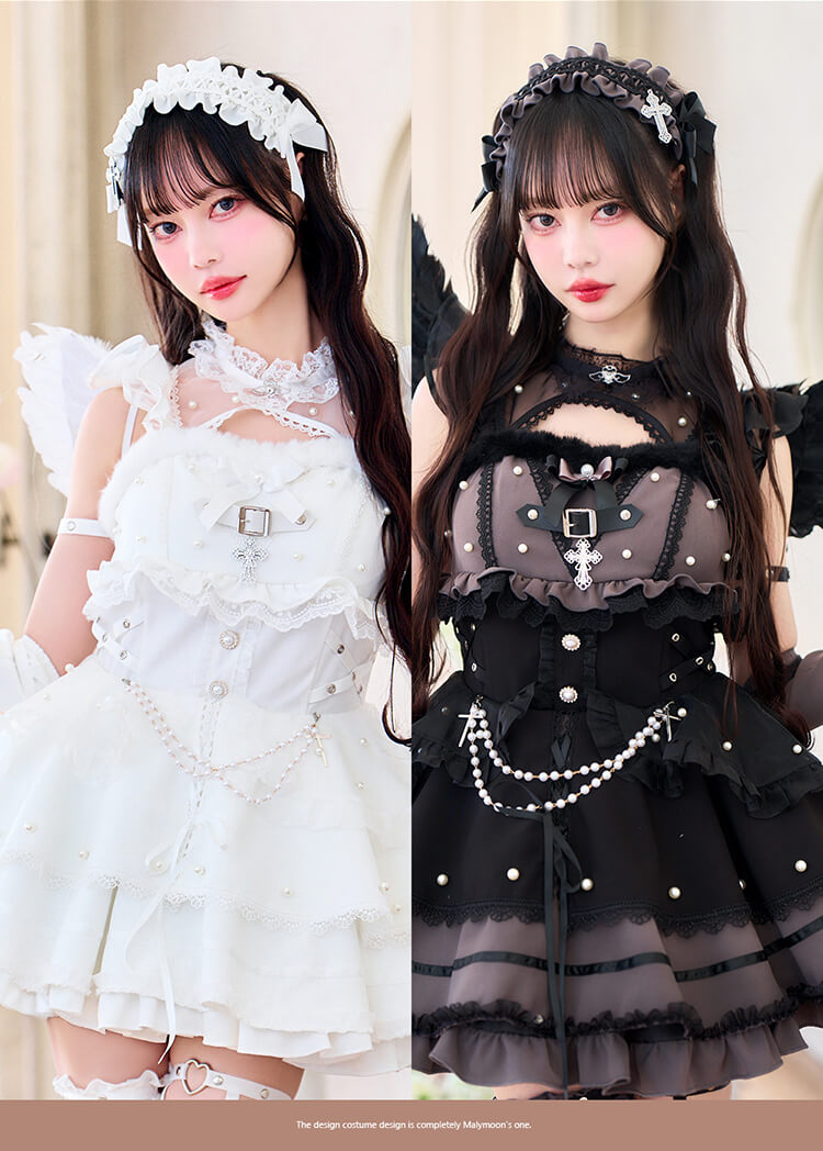 【予約-6月下旬頃より順次発送予定】【中村里砂着用】デュアルフェザーエンジェル  《オリジナルコスプレ9点セット》【Malymoon/マリームーン】【CS26036】