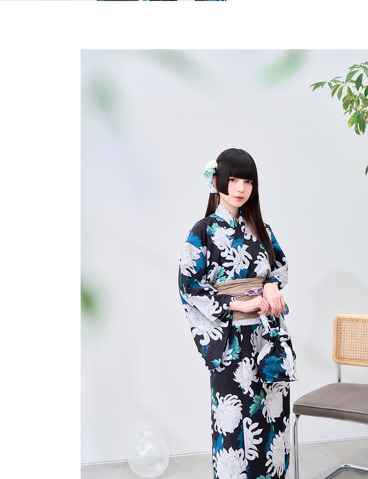 【予約-6月中旬頃より順次発送予定】【きゅるりんってしてみて着用】ガーリーフラワーデザイン2way浴衣《浴衣4点セット》【Malymoon/マリームーン】【YK2510319】【YK2510322】【YK2510323】【YK2510320】