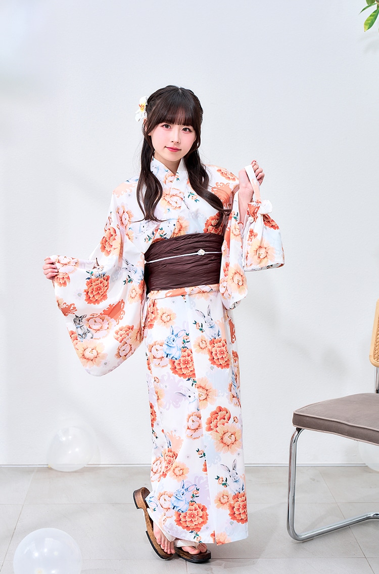 【予約-6月中旬頃より順次発送予定】【きゅるりんってしてみて着用】ガーリーフラワーデザイン2way浴衣《浴衣4点セット》【Malymoon/マリームーン】【YK2510319】【YK2510322】【YK2510323】【YK2510320】