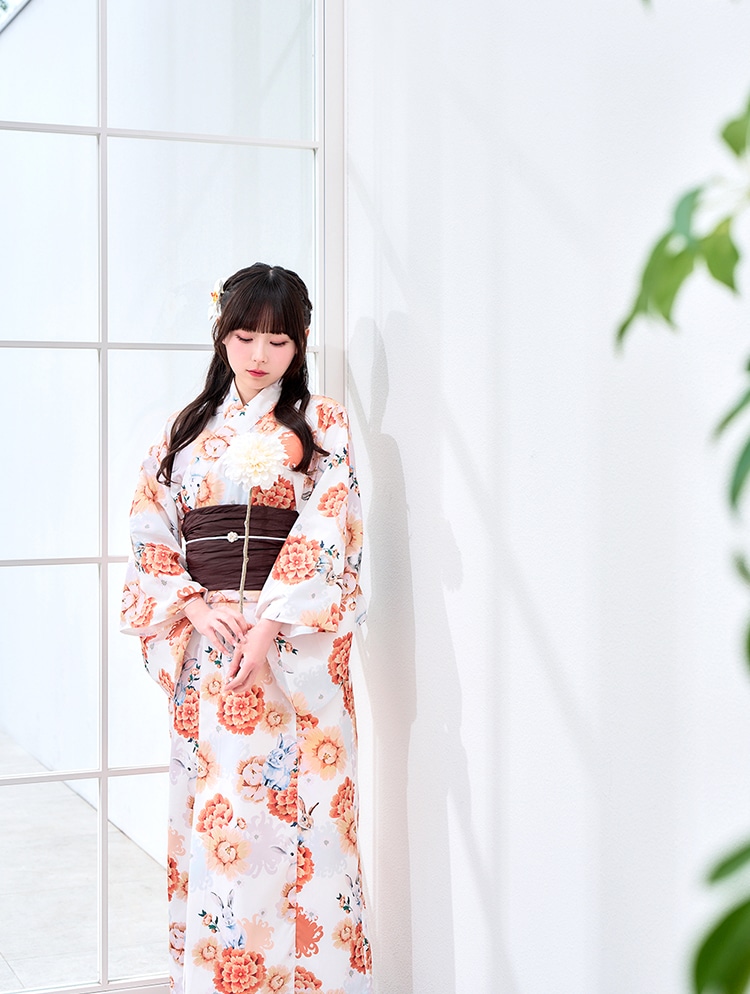 【予約-6月中旬頃より順次発送予定】【きゅるりんってしてみて着用】ガーリーフラワーデザイン2way浴衣《浴衣4点セット》【Malymoon/マリームーン】【YK2510319】【YK2510322】【YK2510323】【YK2510320】