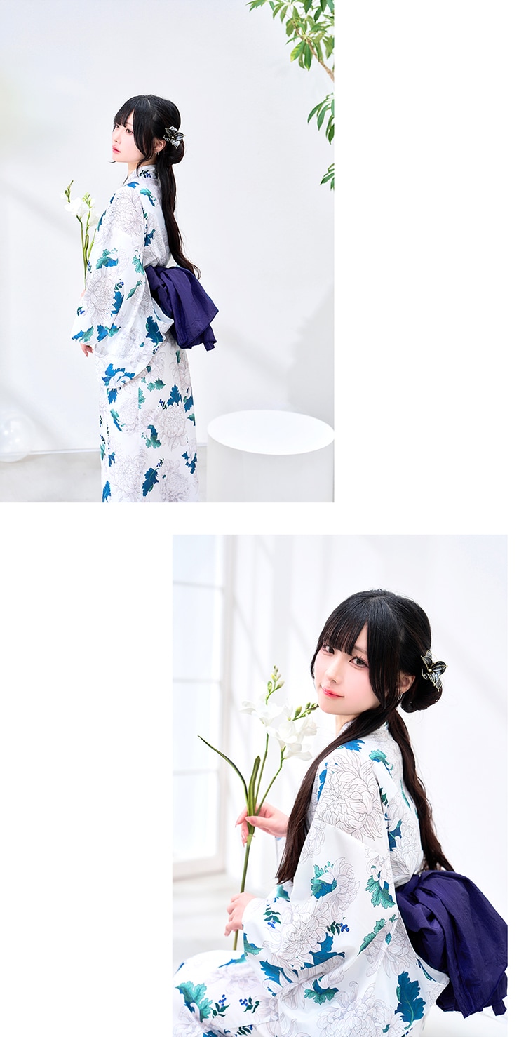 【予約-6月中旬頃より順次発送予定】【きゅるりんってしてみて着用】ガーリーフラワーデザイン2way浴衣《浴衣4点セット》【Malymoon/マリームーン】【YK2510319】【YK2510322】【YK2510323】【YK2510320】