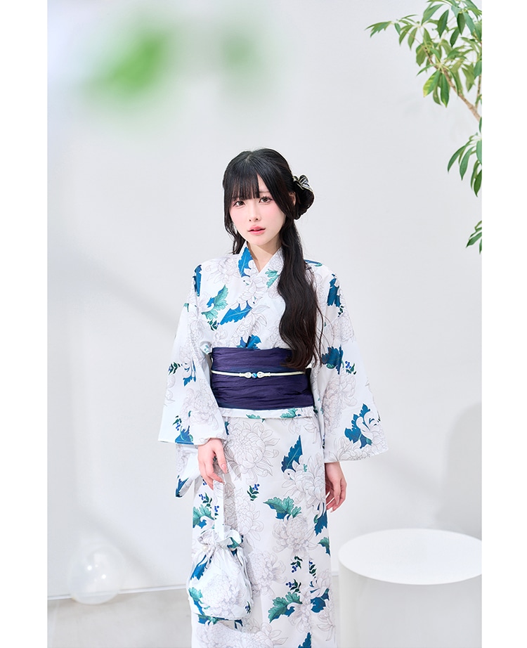 【予約-6月中旬頃より順次発送予定】【きゅるりんってしてみて着用】ガーリーフラワーデザイン2way浴衣《浴衣4点セット》【Malymoon/マリームーン】【YK2510319】【YK2510322】【YK2510323】【YK2510320】