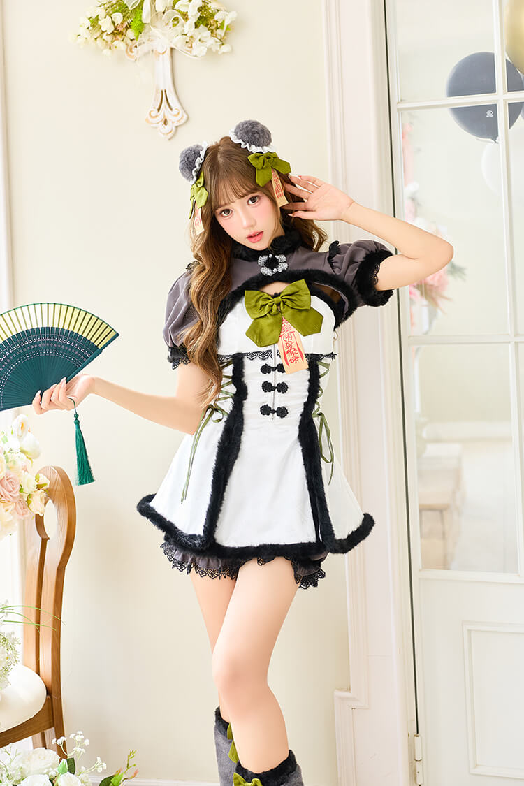 【即日発送】ダスティパンダチャイナ《ハロウィンコスプレ10点セット》【Malymoon/マリームーン】【CS26017】