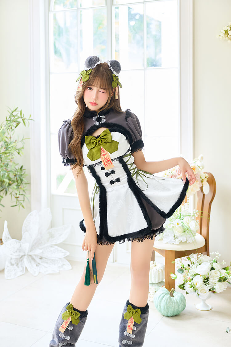 【即日発送】ダスティパンダチャイナ《ハロウィンコスプレ10点セット》【Malymoon/マリームーン】【CS26017】