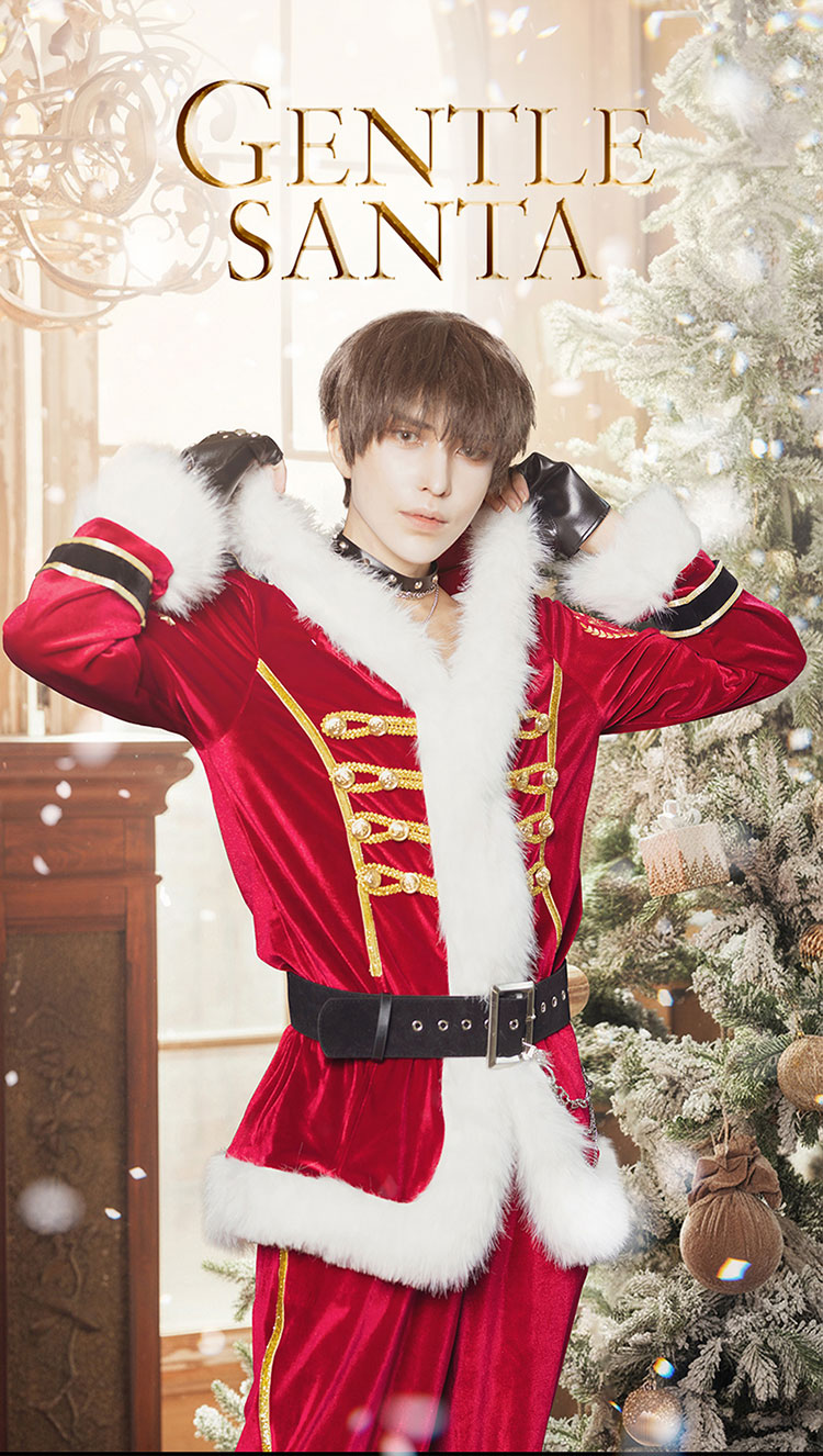 マリームーン ウィル着用 ジェントルクロース ブラック クリスマスコスプレ 即日発送】ジェントルクロース(ショートスーツ)《クリスマスコスプレ7