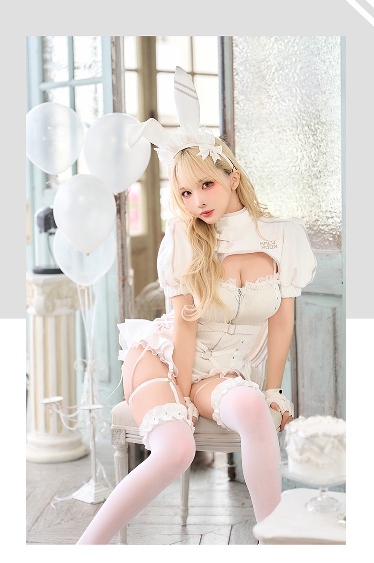 【予約-8月下旬頃より順次発送予定】スポーティニットバニー《ハロウィンコスプレ9点セット》【Malymoon/マリームーン】【CS26072】