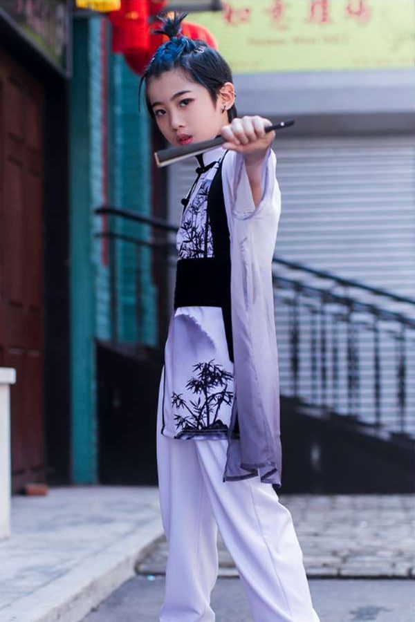 【odr】キッズダンス衣装/子供服120~170cm《ダンスウェア4点セット》【Malymoon/マリームーン】【odr9195kids-b】