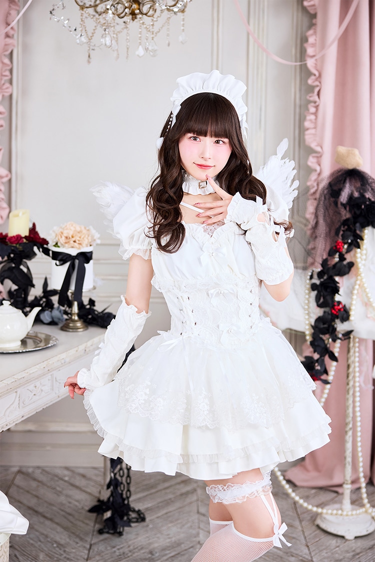 【即日発送】【きゅるりんってしてみて着用】エンジェルコスチューム【Malymoon/マリームーン】【10249】【10252】