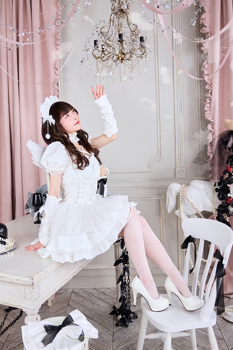【即日発送】【きゅるりんってしてみて着用】エンジェルコスチューム【Malymoon/マリームーン】【10249】【10252】