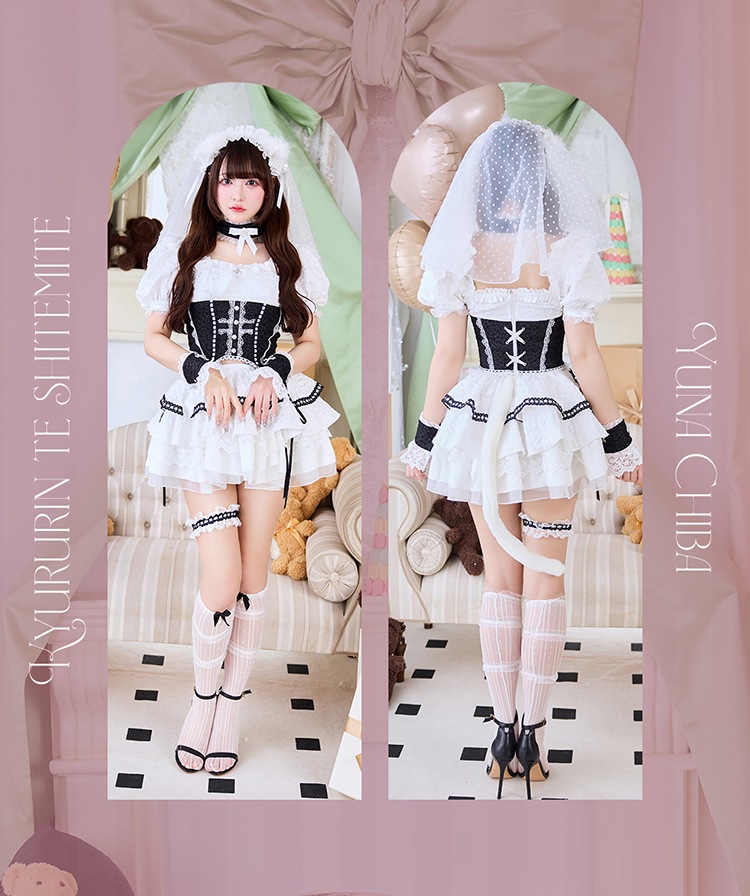 【即日発送】【きゅるりんってしてみて着用】キャットドレスコスチューム【Malymoon/マリームーン】【10253】【10250】