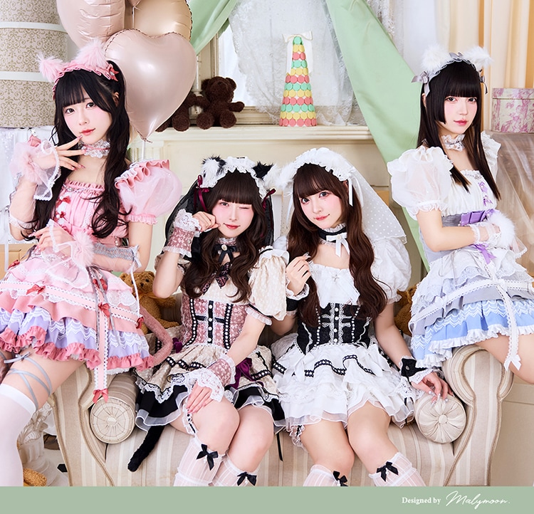 【即日発送】【きゅるりんってしてみて着用】キャットドレスコスチューム【Malymoon/マリームーン】【10253】【10250】
