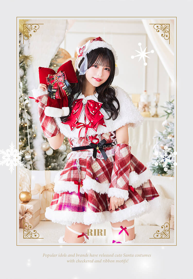 iLiFE! × Malymoon サンタコスプレ　レッド　心花りりちゃん iLiFE Malymoon サンタコスプレ レッド 心花りりちゃん iLiFE