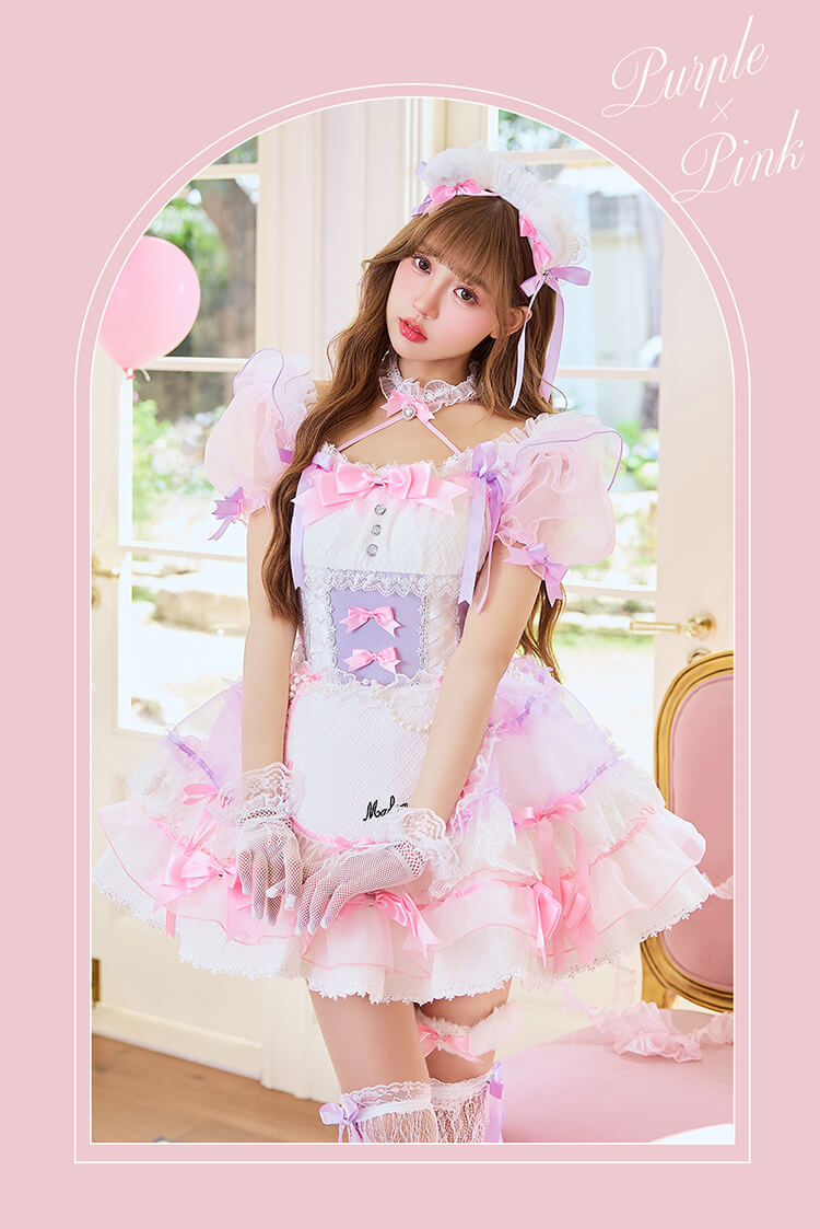 【予約-9月中旬頃より順次発送予定】ユニコーンチュチュテディメイド《ハロウィンコスプレ9点セット》【Malymoon/マリームーン】【CS26102】