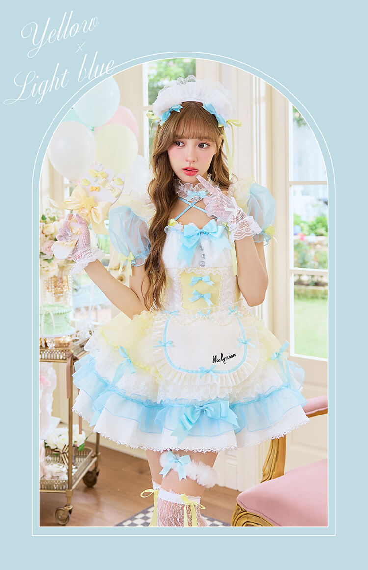 【予約-9月中旬頃より順次発送予定】ユニコーンチュチュテディメイド《ハロウィンコスプレ9点セット》【Malymoon/マリームーン】【CS26102】