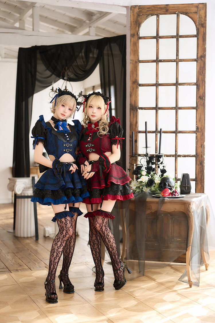 即日発送】ディープラブサキュバスメイド《ハロウィンコスプレ10点