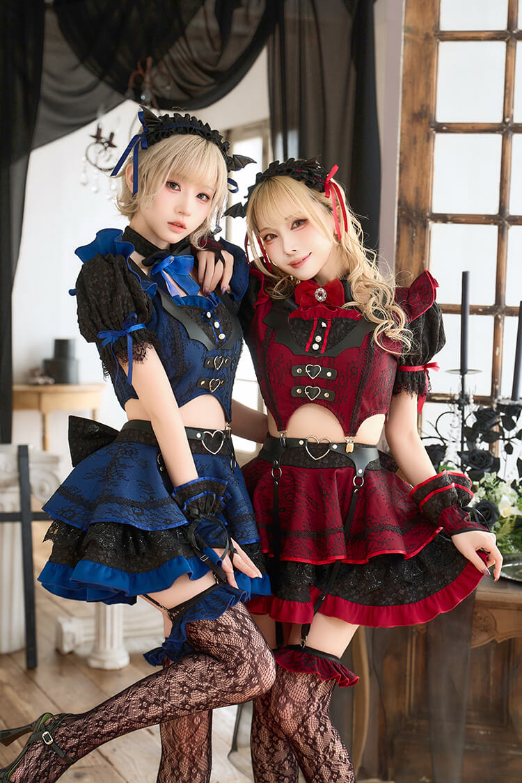 即日発送】ディープラブサキュバスメイド《ハロウィンコスプレ10点