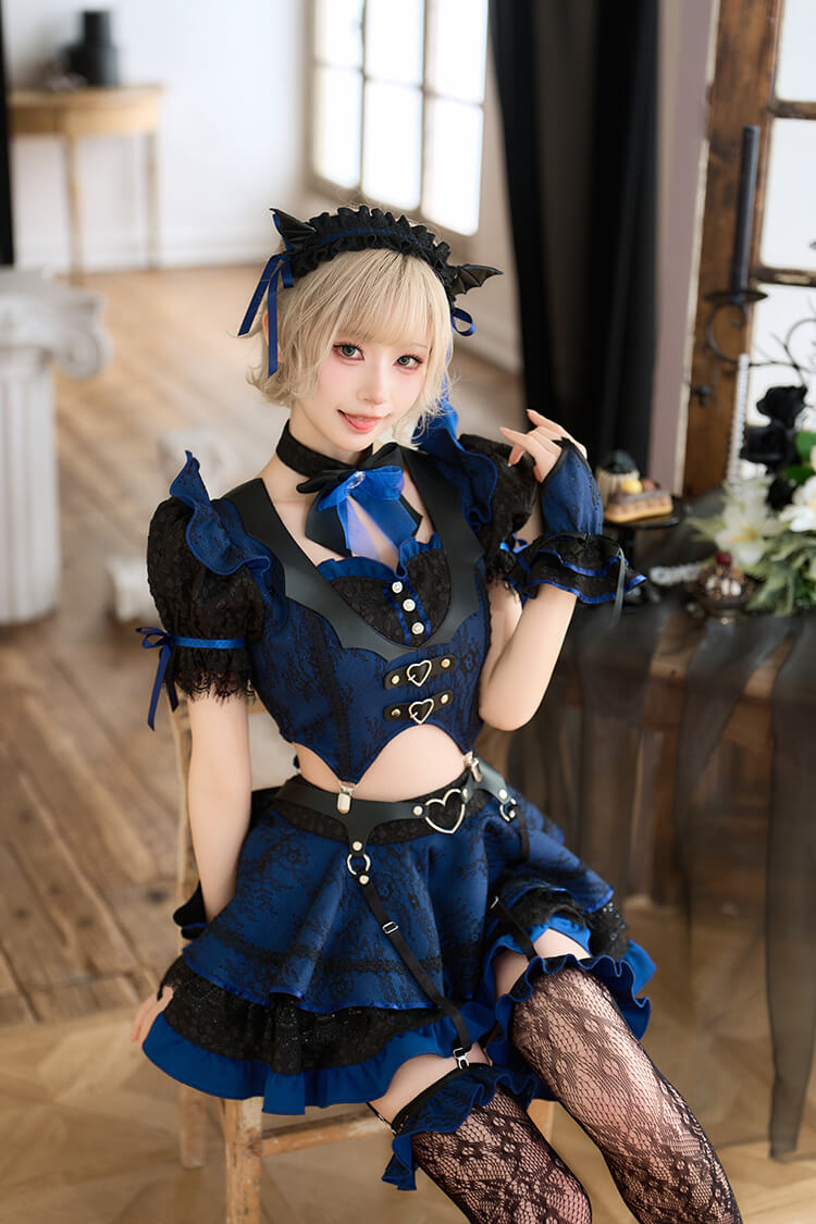 即日発送】ディープラブサキュバスメイド《ハロウィンコスプレ10点