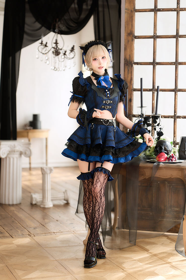 即日発送】ディープラブサキュバスメイド《ハロウィンコスプレ10点