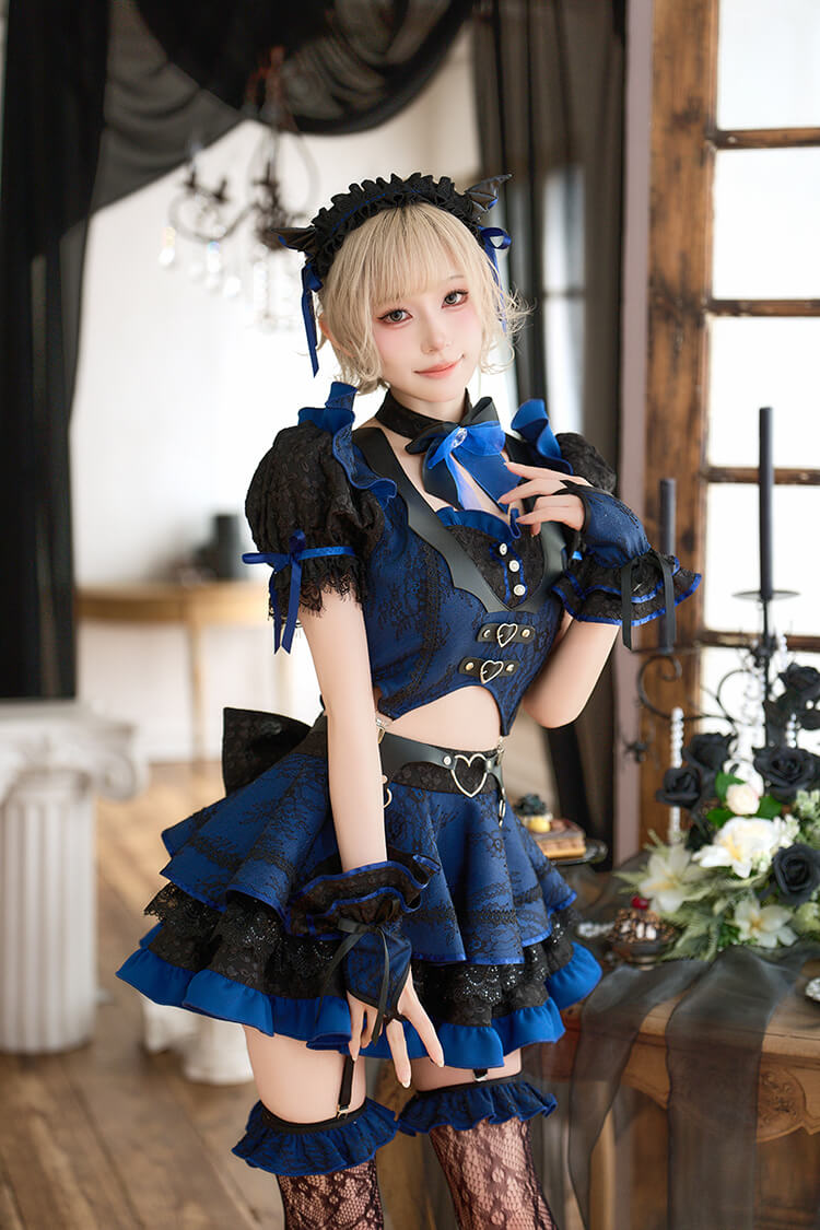 即日発送】ディープラブサキュバスメイド《ハロウィンコスプレ10点