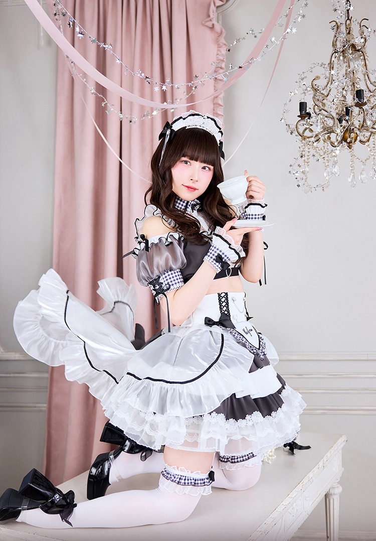 【一部予約】【きゅるりんってしてみて着用】メイドコスチューム【Malymoon/マリームーン】【10251】【10254】