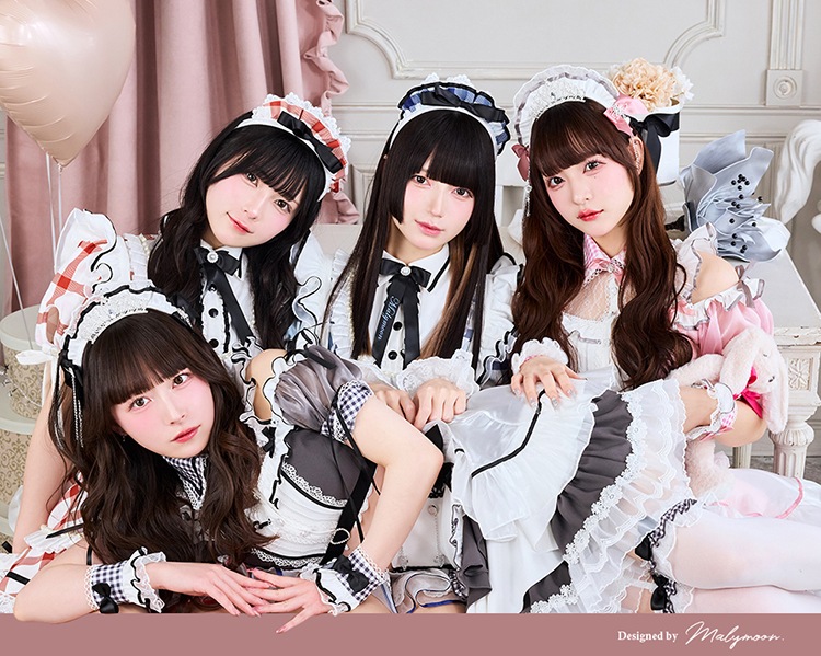 【一部予約】【きゅるりんってしてみて着用】メイドコスチューム【Malymoon/マリームーン】【10251】【10254】