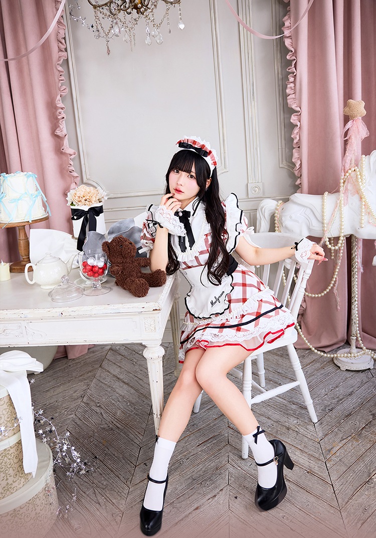 【一部予約】【きゅるりんってしてみて着用】メイドコスチューム【Malymoon/マリームーン】【10251】【10254】