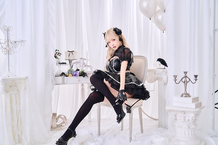 即日発送】ノワールデビルチャイナ 《ハロウィンコスプレ17点セット